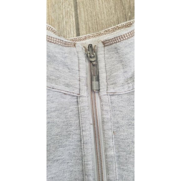 Tommy Bahama Jean 1/4 Zip Sweater Men Large Reversible Neutral Tone Long Sleeve - Picture 11 of 12